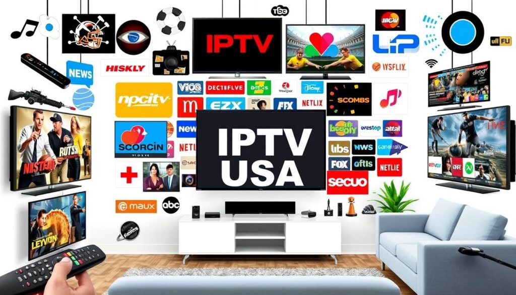 IPTV USA channel selection